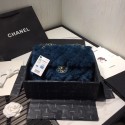 Copy Chanel flap bag Wool sheepskin &Gold-Tone Metal AS1063 blue JH02614KD82