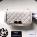 Fake Chanel 33816 Mini Shoulder Bag white JH04803dS46