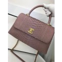 Knockoff Chanel Classic Top Handle Bag A92992 pink JH03433cF44