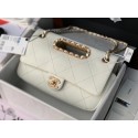 Top Knockoff Chanel Flap Bag Original Sheepskin Leather AS1466 white JH02409Pd13