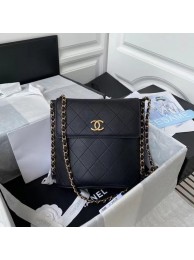 AAA Replica Chanel small hobo bag AS2543 AS2542 black JH01752UG71