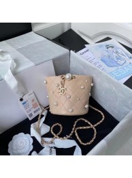 Chanel mini drawstring bag AS2518 Apricot JH01755Aa30