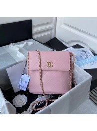 Chanel small hobo bag AS2543 AS2542 pink JH01753bz90