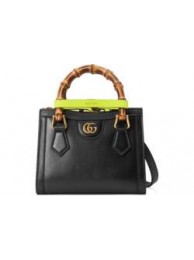 Copy Gucci Diana mini tote bag 655661 black JH01906ms30