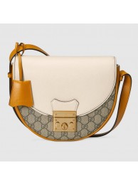 Copy Gucci Padlock small shoulder bag 644524 white JH01905Ep86