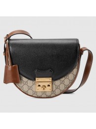 Gucci Padlock small shoulder bag 644524 black JH01908Ug45