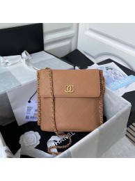 High Quality Fake Chanel small hobo bag AS2543 AS2542 brown JH01751nD19