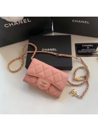 Replica Chanel Original Grained Calfskin Pocket 81081 pink JH01767mL47
