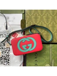 Replica Gucci Interlocking G mini bag 658230 red JH01898Pn74